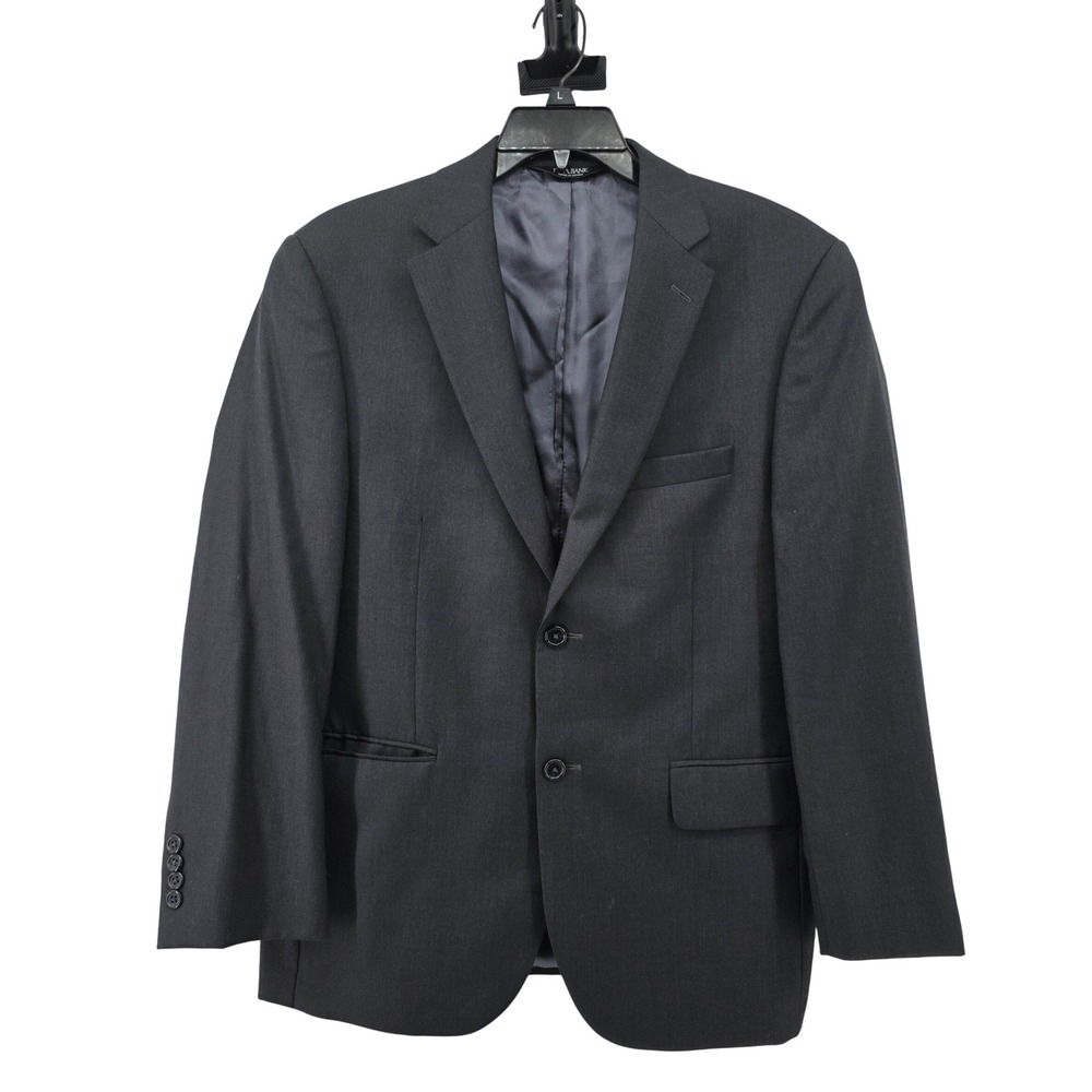Jos. A. Bank Signature Black 100% Wool Blazer Sport CoatJacket 40 Short Mens